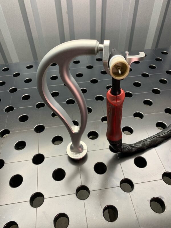 wig brennerhalter tig torch holder kobra gbrotec schweißen schweißzubehör engineering cnc zerspanung schweißbrennerhalter fronius 50